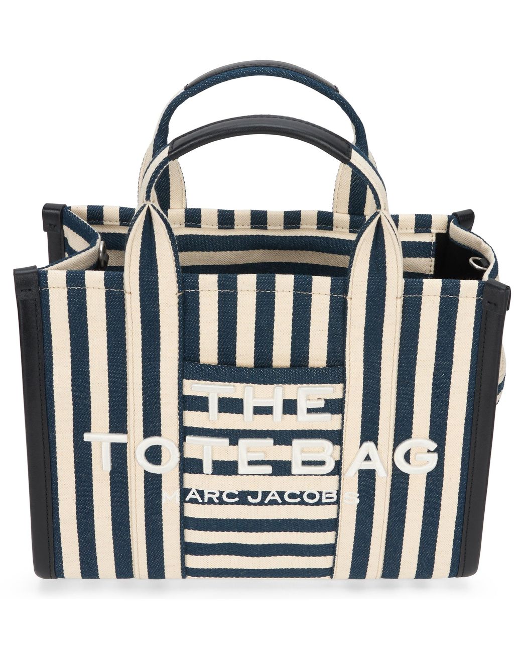 Marc Jacobs Blue Canvas Tote Bag