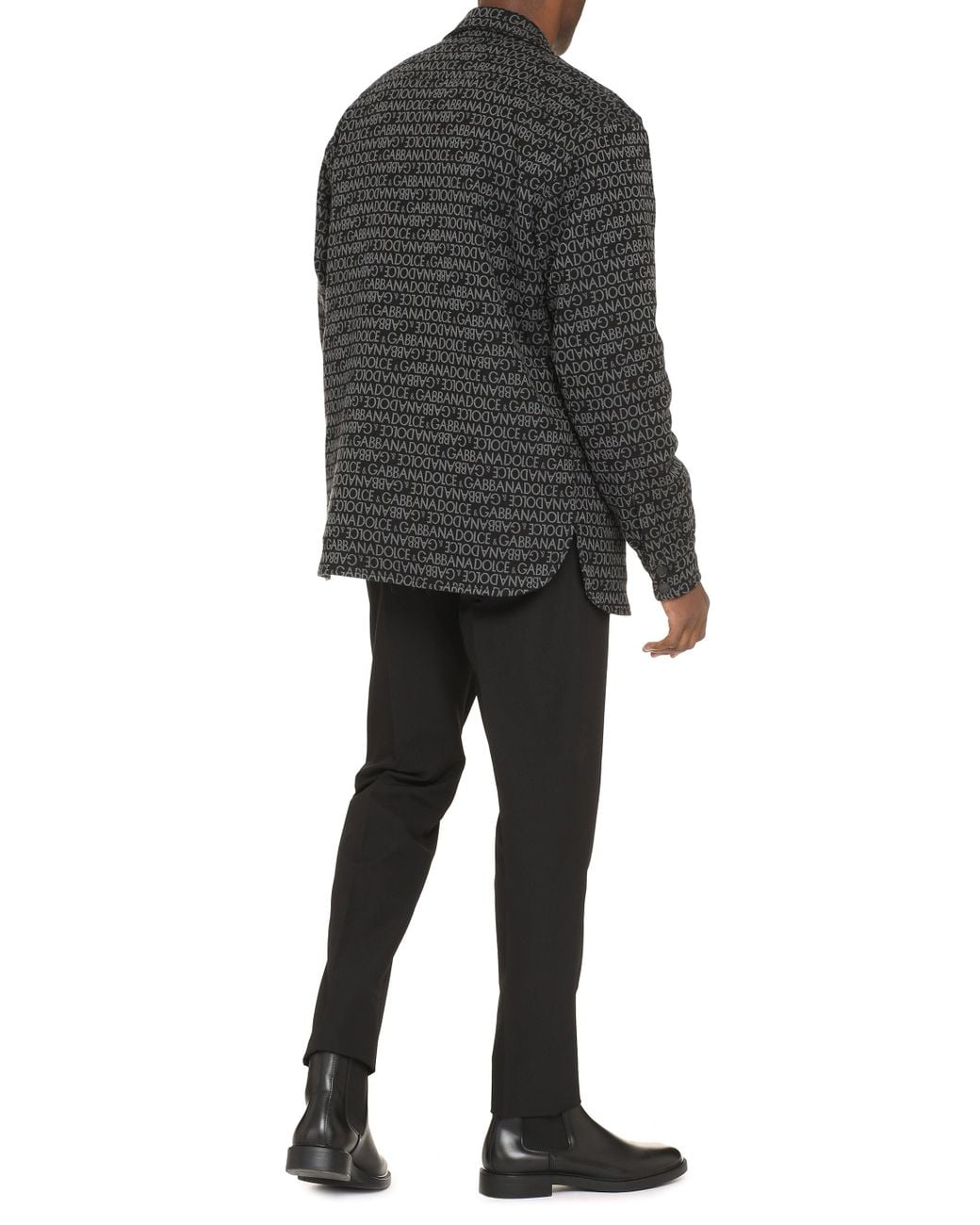 Dolce & Gabbana Black Dolce & Gabbana Cotton Overshirt for men