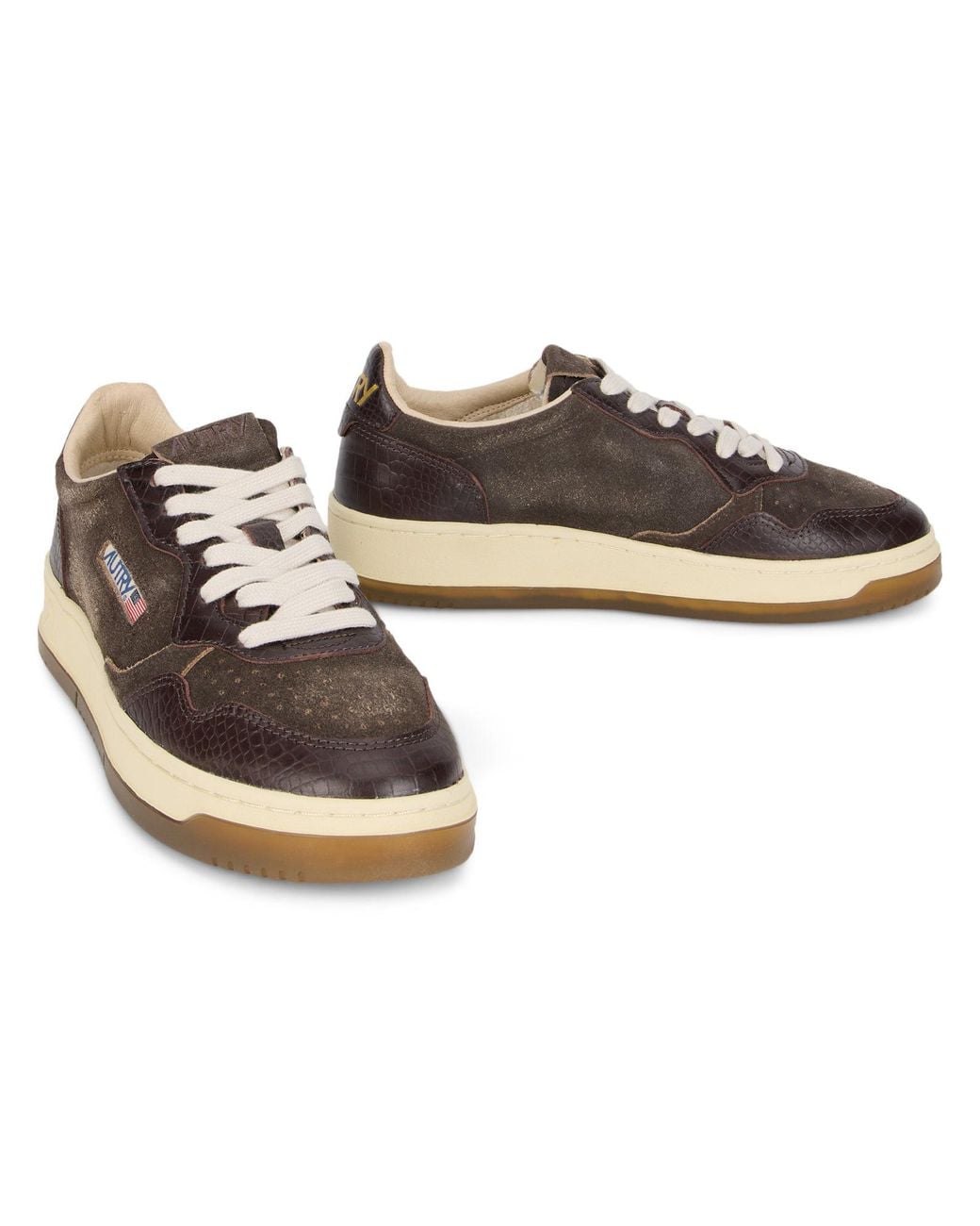 Autry Brown Sneakers With High Sole