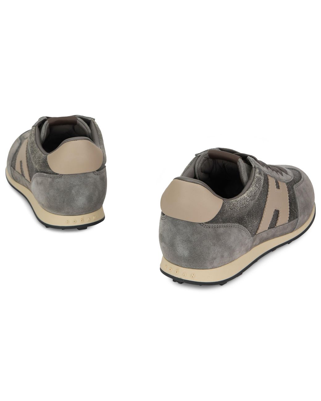 Hogan Brown Sports Shoe With Details for men