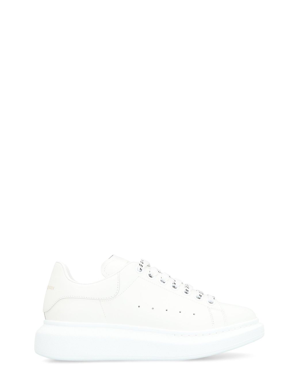McQueen White Leather Chunky Sneakers