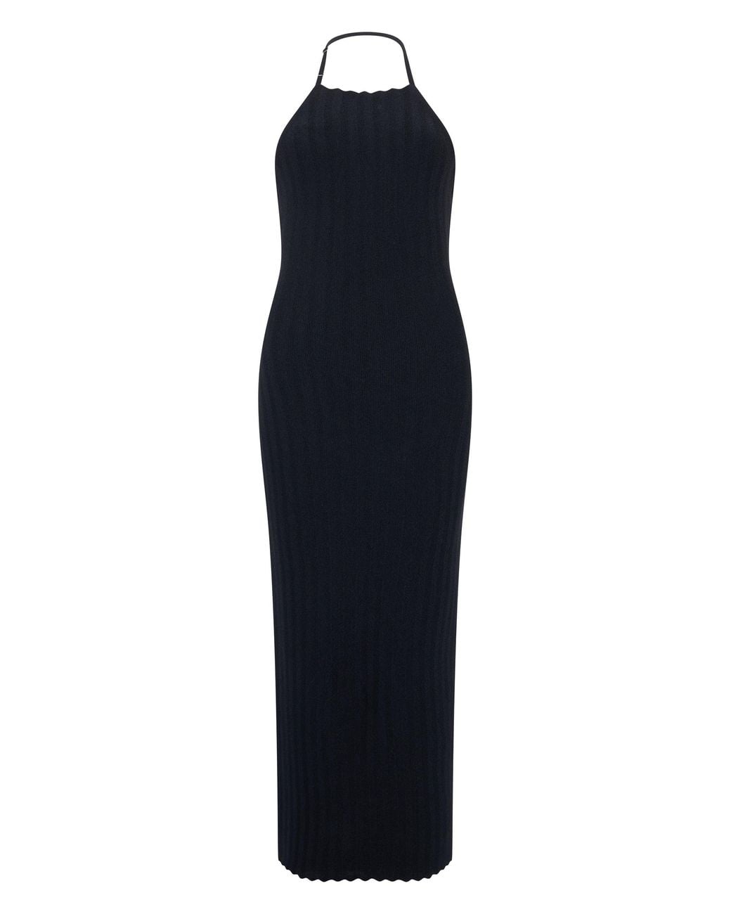 Jacquemus Blue Elegant Long Dress With Heart Neckline