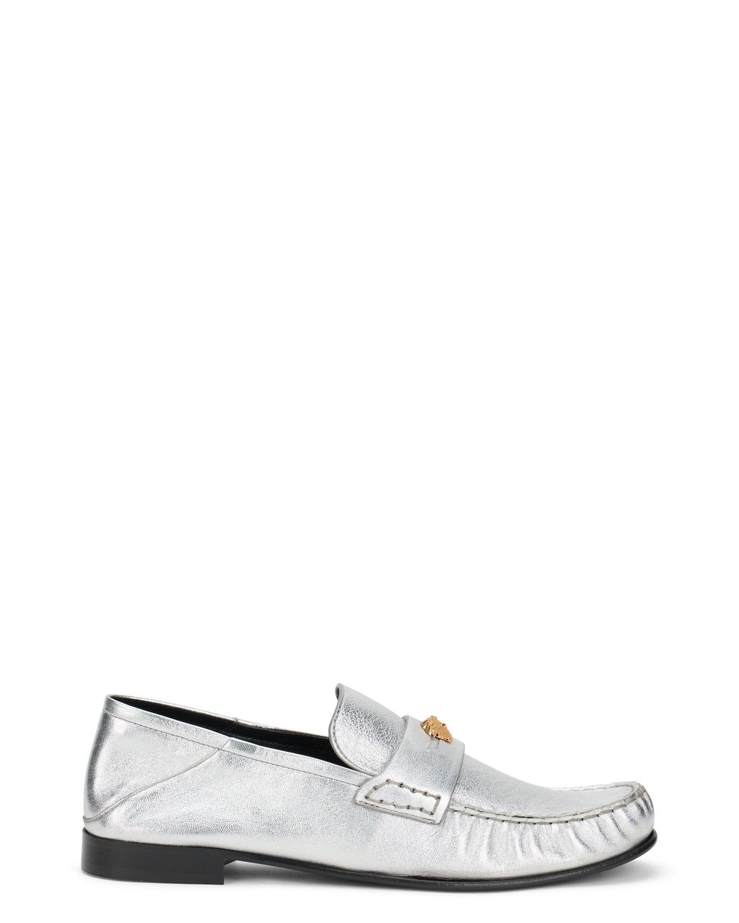 Versace White Medusa 95 Slip-Ons