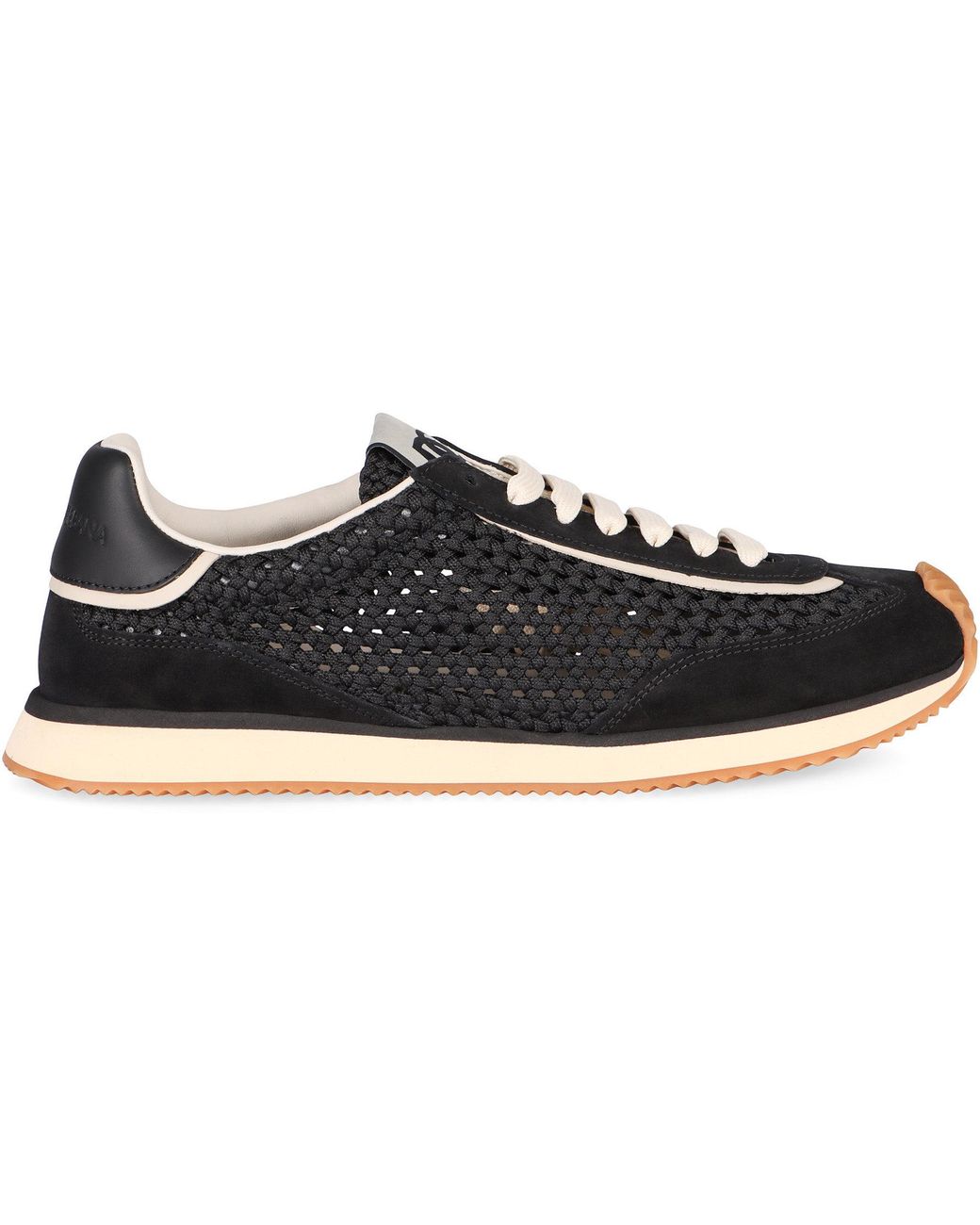 Dolce & Gabbana Black Sports Shoes With Logo for men