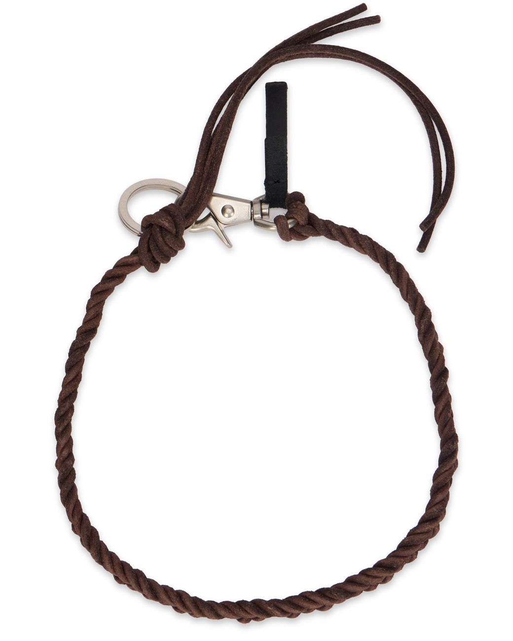 Our Legacy Black Ladon Keychain for men