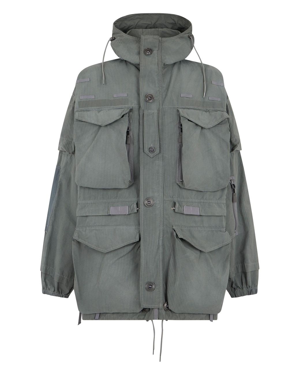 Maison Margiela Gray Oversized Parka for men