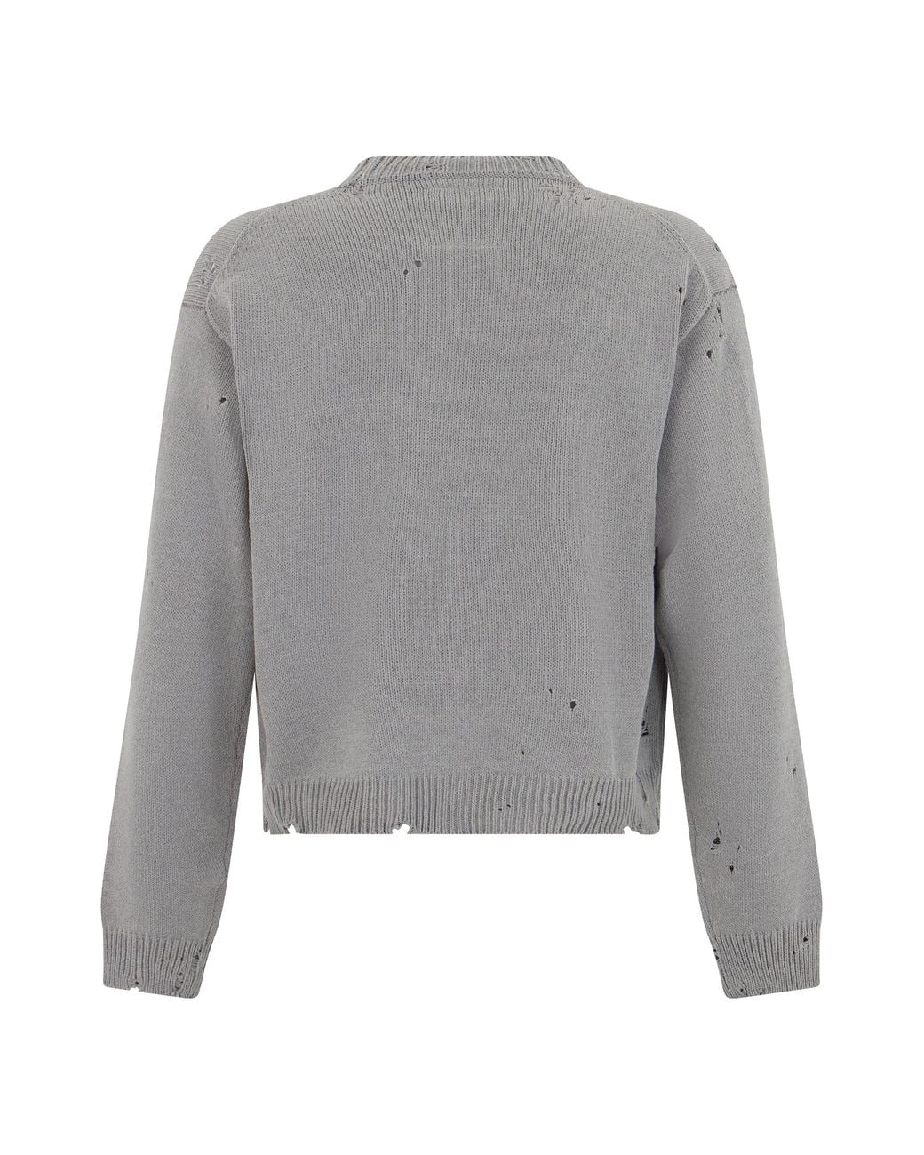 Maison Mihara Yasuhiro Gray Sweater With Phrase for men