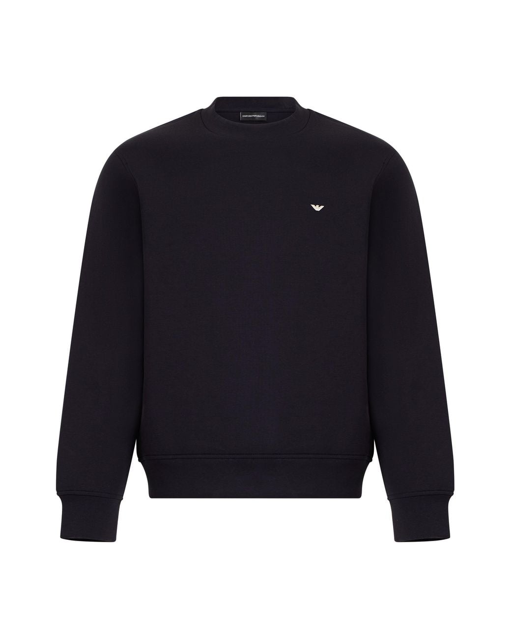 Emporio Armani Blue Crew Neck Sweatshirt for men