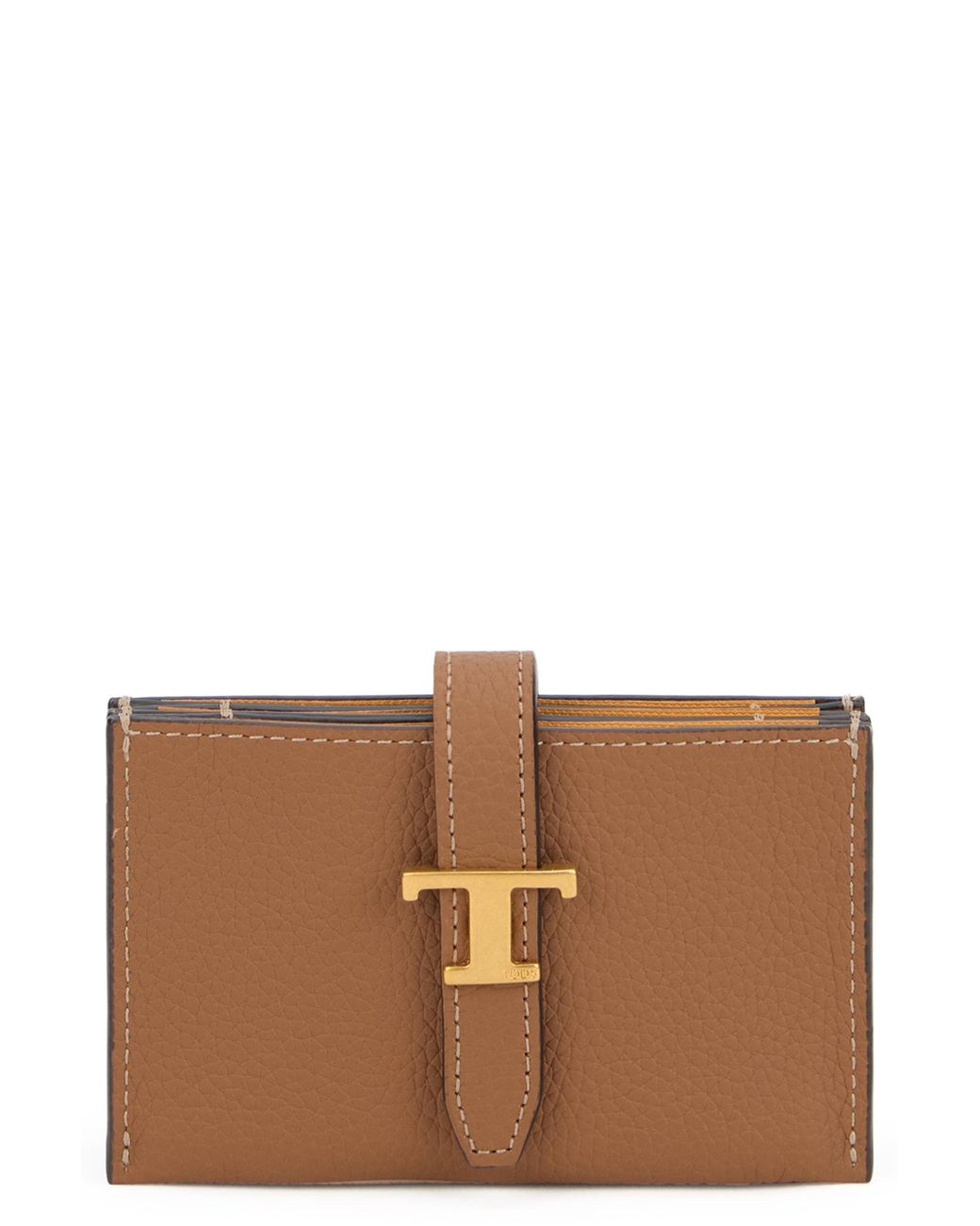 Tod's Brown Leather Wallet T Timeless Calfskin & Purses