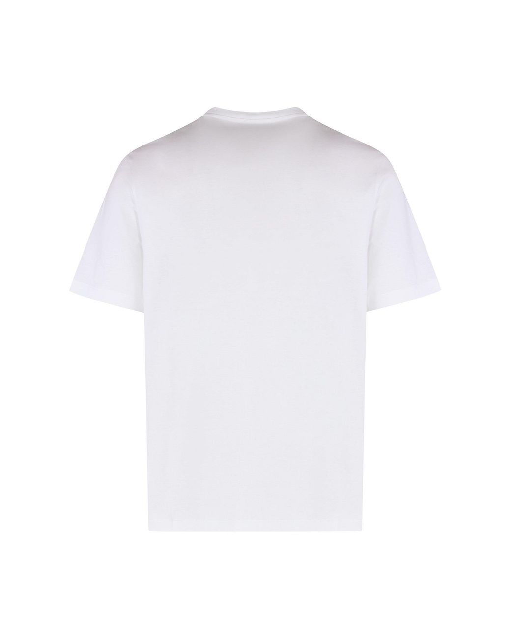 Versace White Cotton Crew-Neck T-Shirt for men