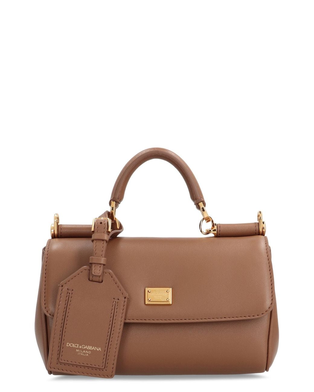 Dolce & Gabbana Brown Handbag My Sicily