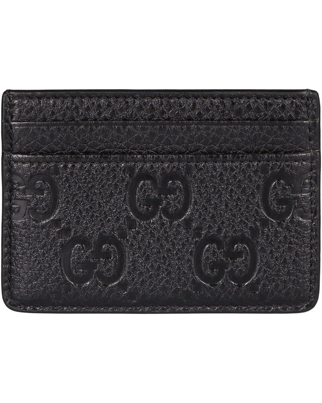 Gucci Black Mini Leather Card Case