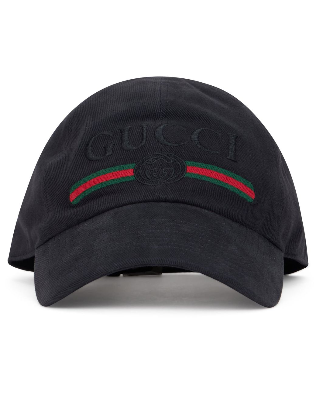 Gucci Blue Cotton Baseball Cap for men