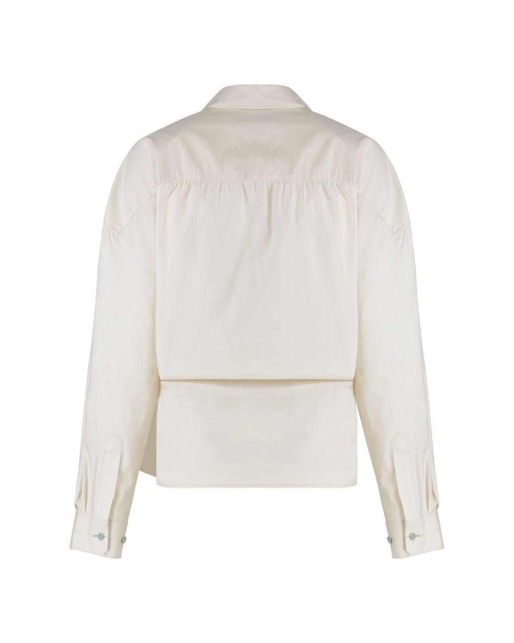 Camicia in cotone e seta di Lemaire in White