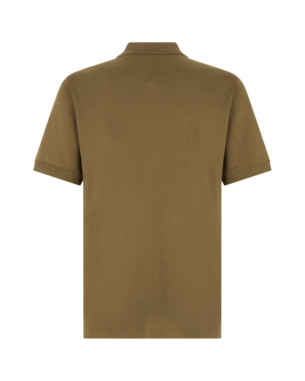 Boss Green Cotton Polo With Zipper for men