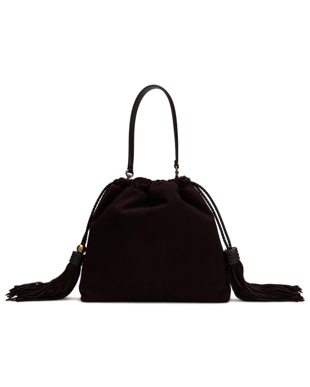 Etro Black Bag With Tassels