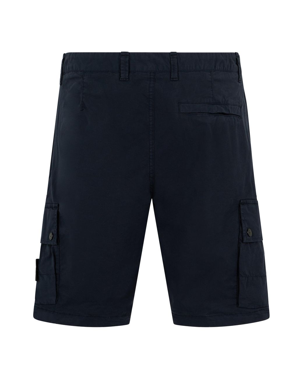 Stone Island Blue Cotton Bermuda for men