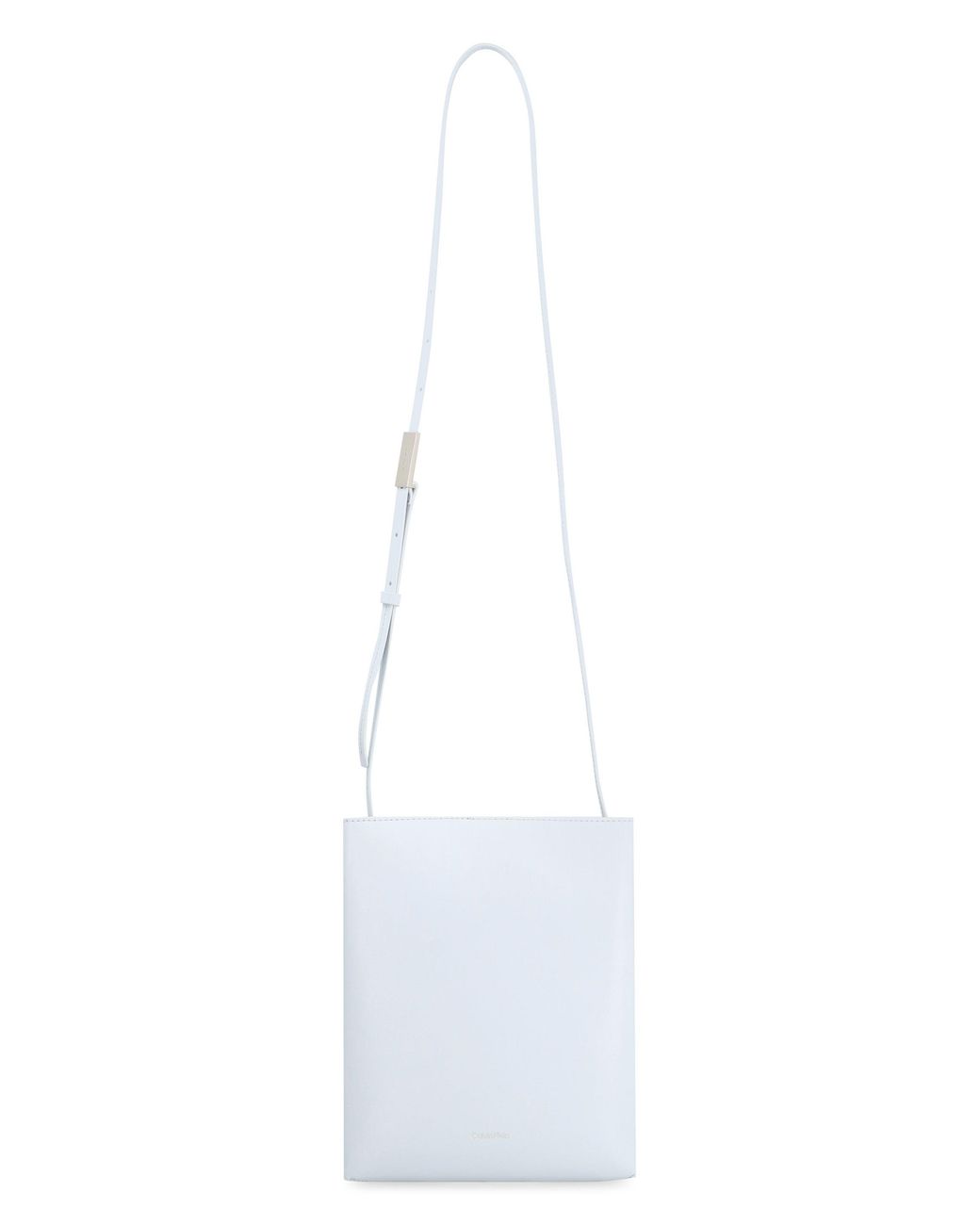 Calvin Klein White Leather Crossbody Bag