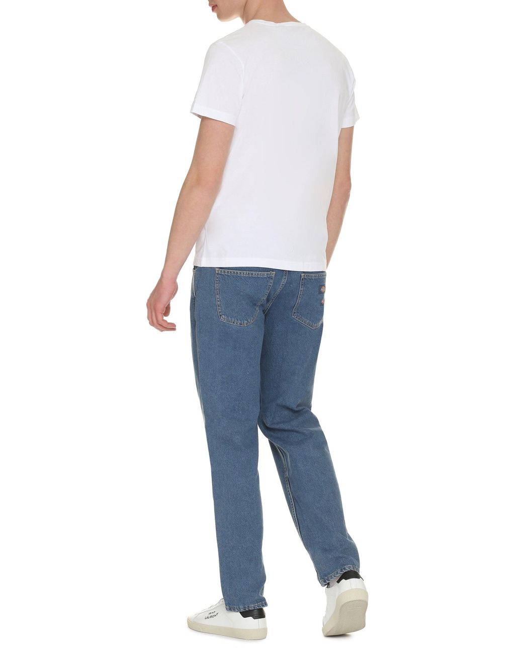 K-Way White Edouard Cotton Crew-Neck T-Shirt for men