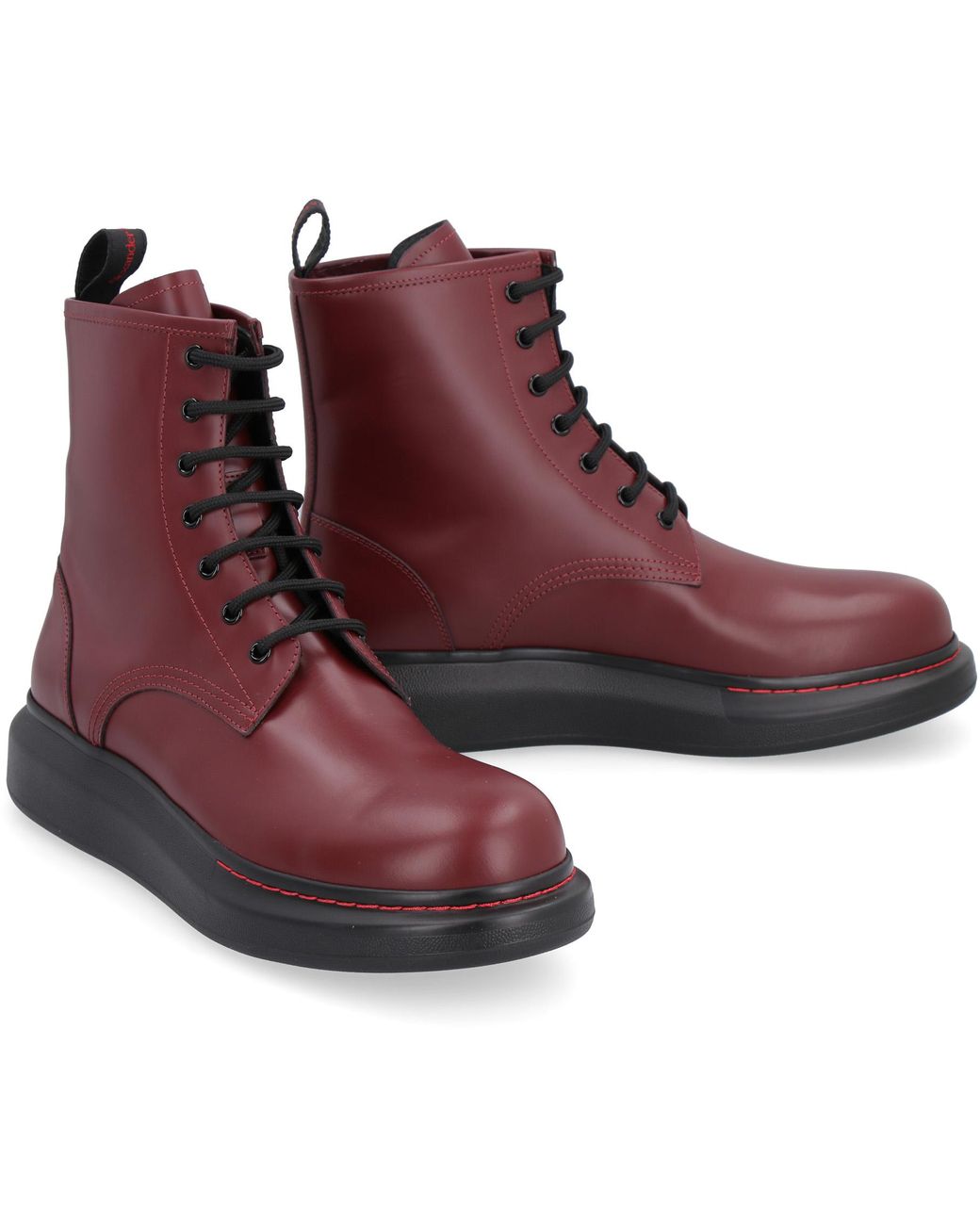alexander mcqueen combat boots