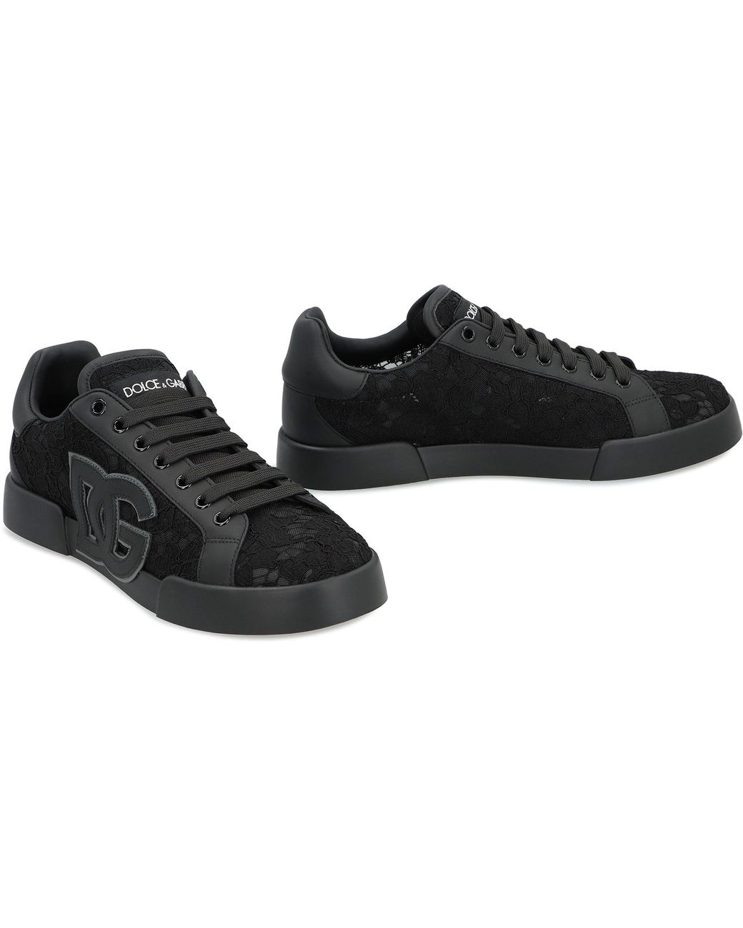 Dolce & Gabbana Black Sneakers