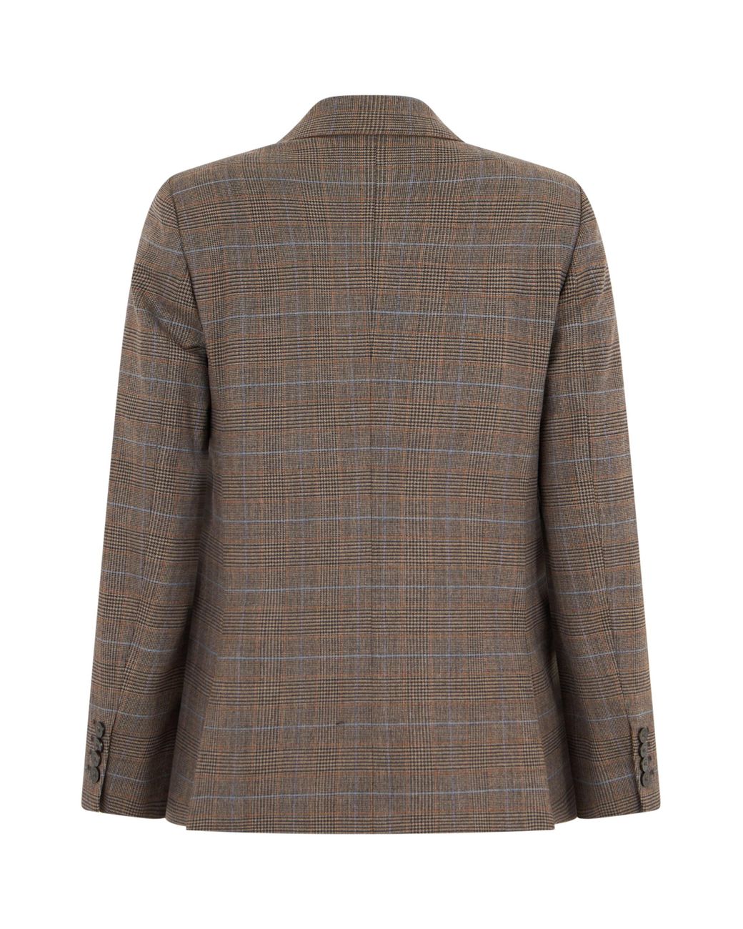 Slowear Brown Double-Breasted Wool Blazer