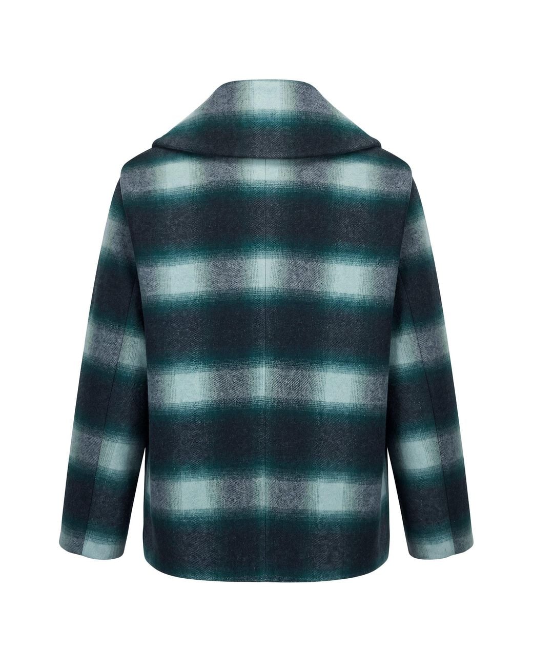 Balenciaga Blue Checked Jacket for men