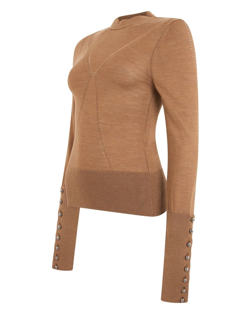 Rabanne Brown Crewneck Sweater
