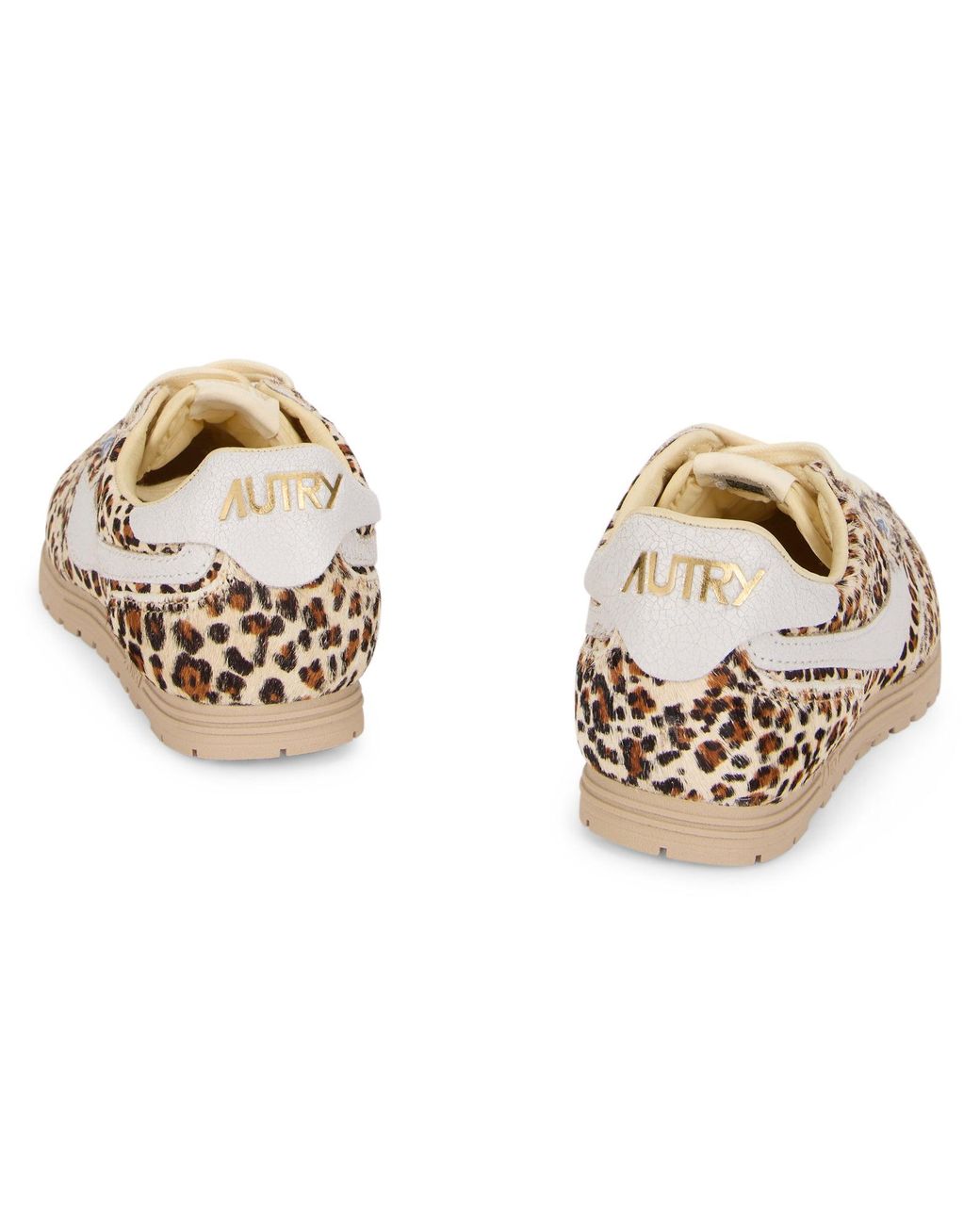 Sneakers leopardate di Autry in Multicolor