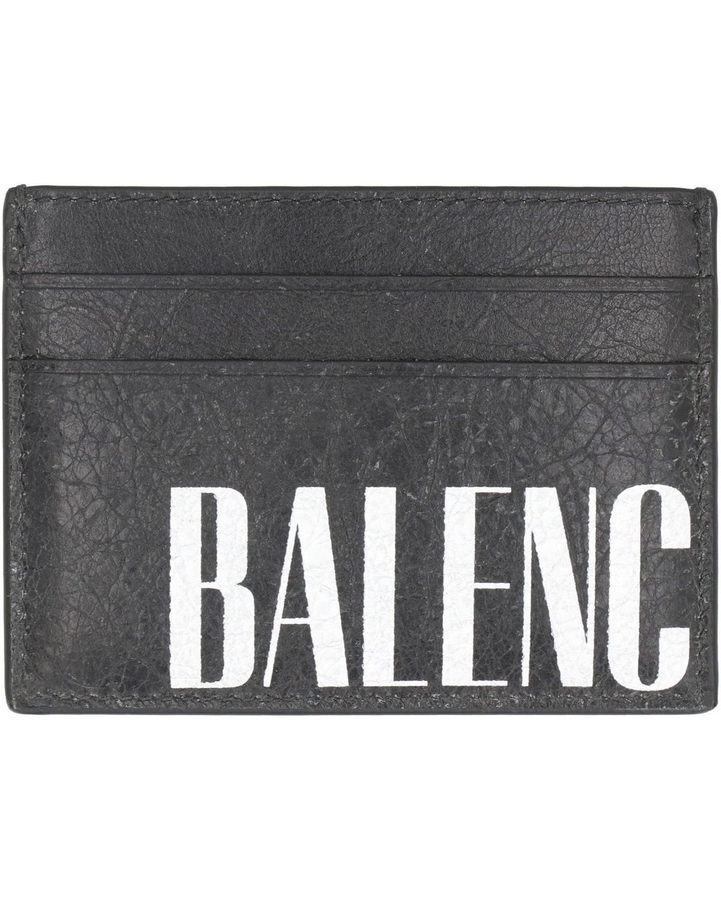 Balenciaga Gray Editor Leather Coin Purse for men