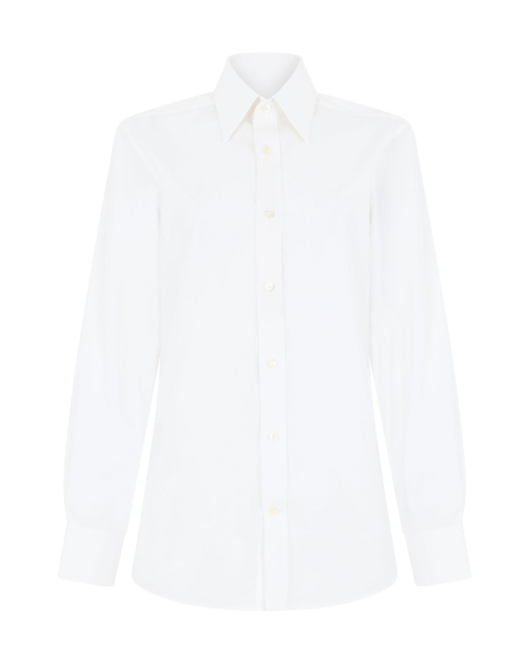 Maison Margiela White Long-Sleeve Shirt for men