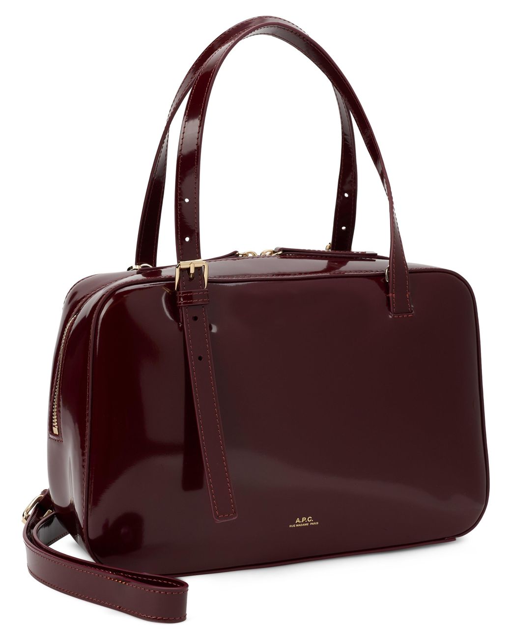 A.P.C. Purple Shoulder Bag