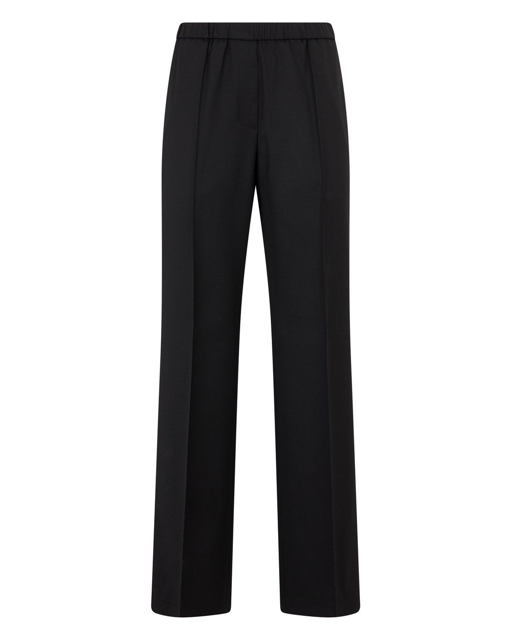 Peserico Black Loose Trousers With Elastic