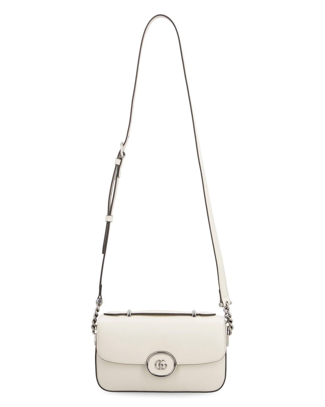 Gucci Black Petite Gg Leather Shoulder Bag