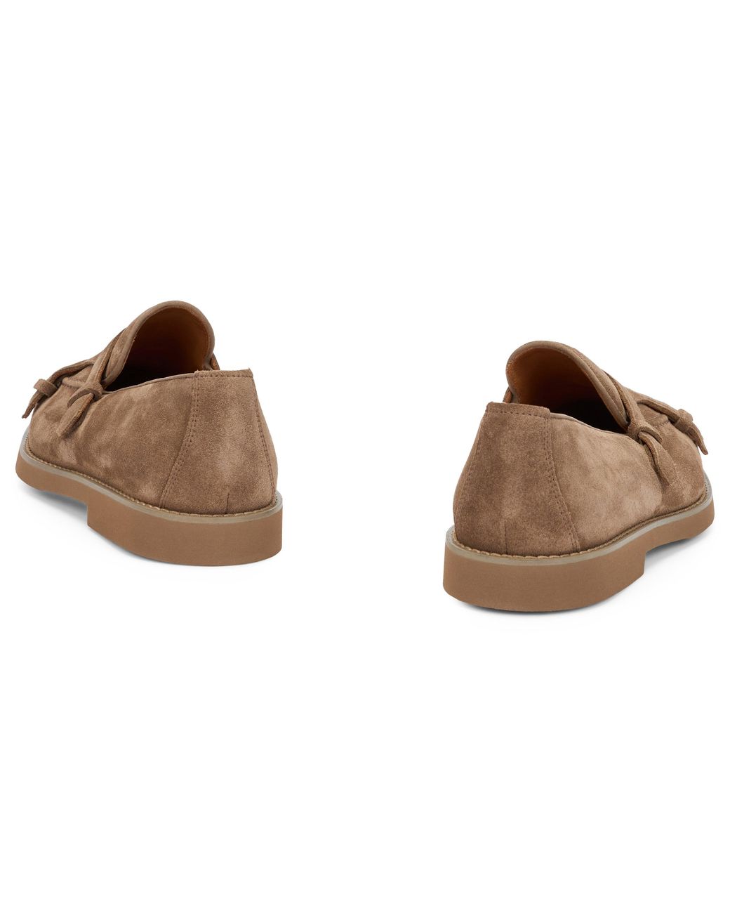 Doucal's Brown Suede Loafers for men