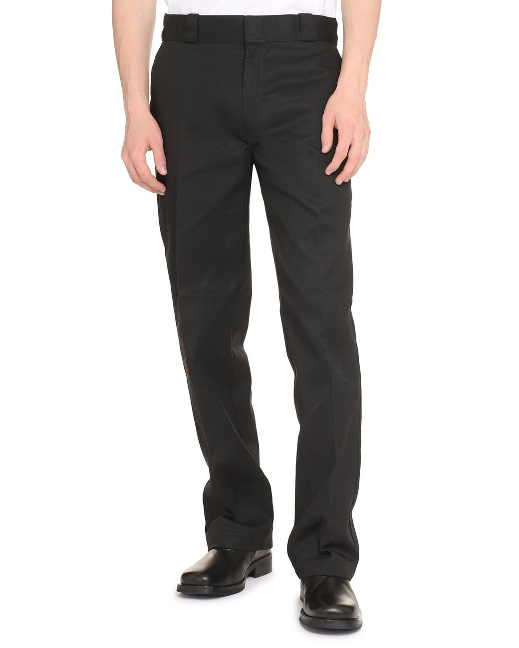 Dickies Black 874 Cotton-Blend Trousers Polyester Chinos for men