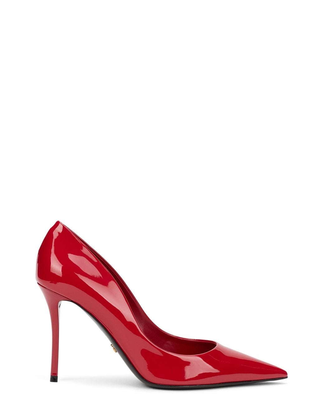 Dolce & Gabbana Red Low-Cut High-Heel Pumps With Sharp Toe