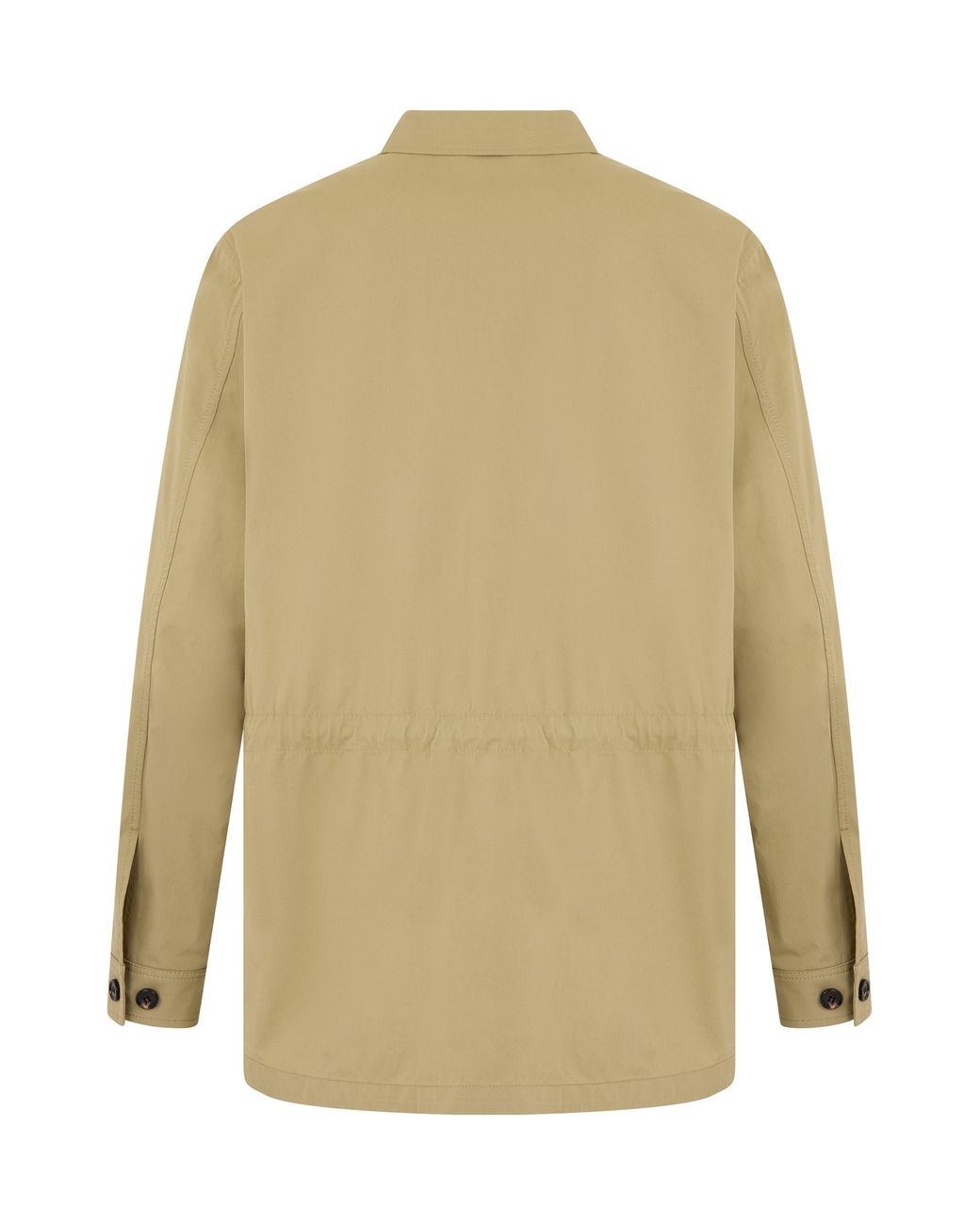 Burberry Natural Gabardine Coat Made Of Cotton for men