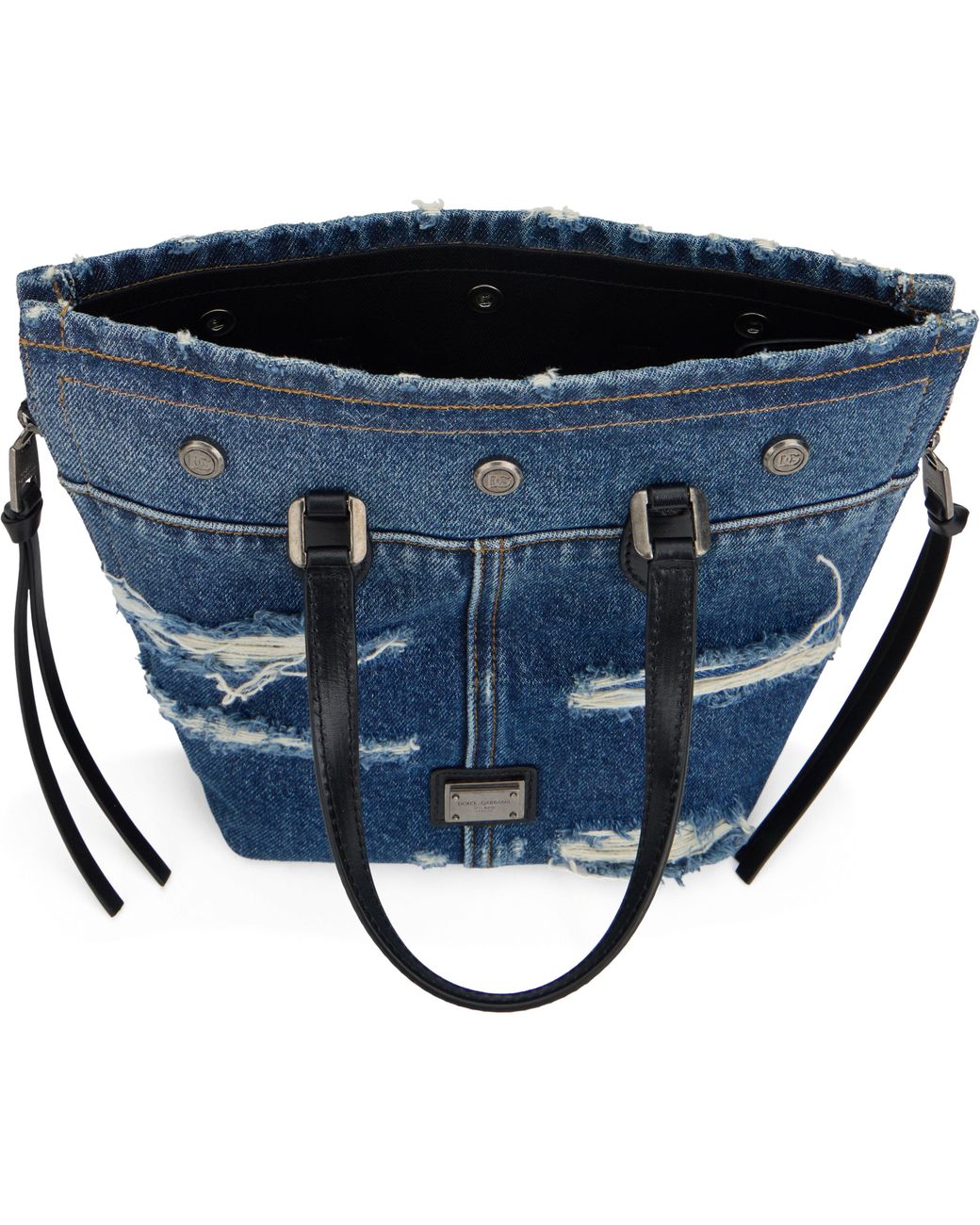 Dolce & Gabbana Blue Denim Tote Bag for men