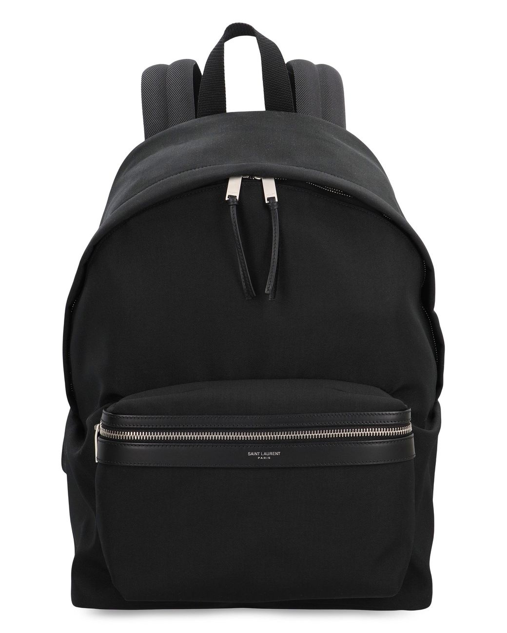 Saint Laurent Black City Technical Fabric Backpack for men