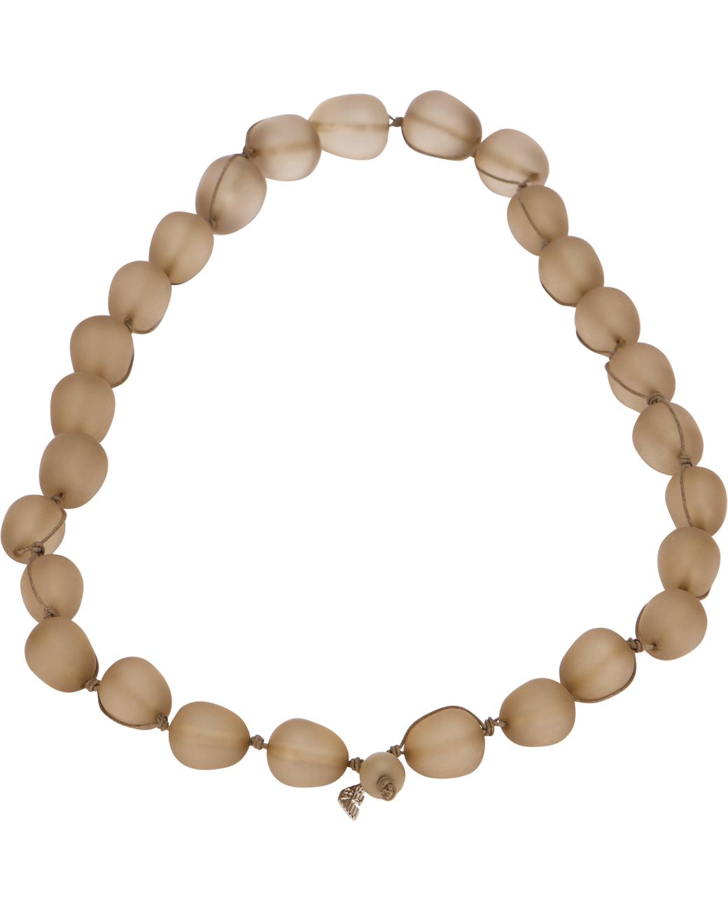 Emporio Armani Metallic Necklace With Resin Beads