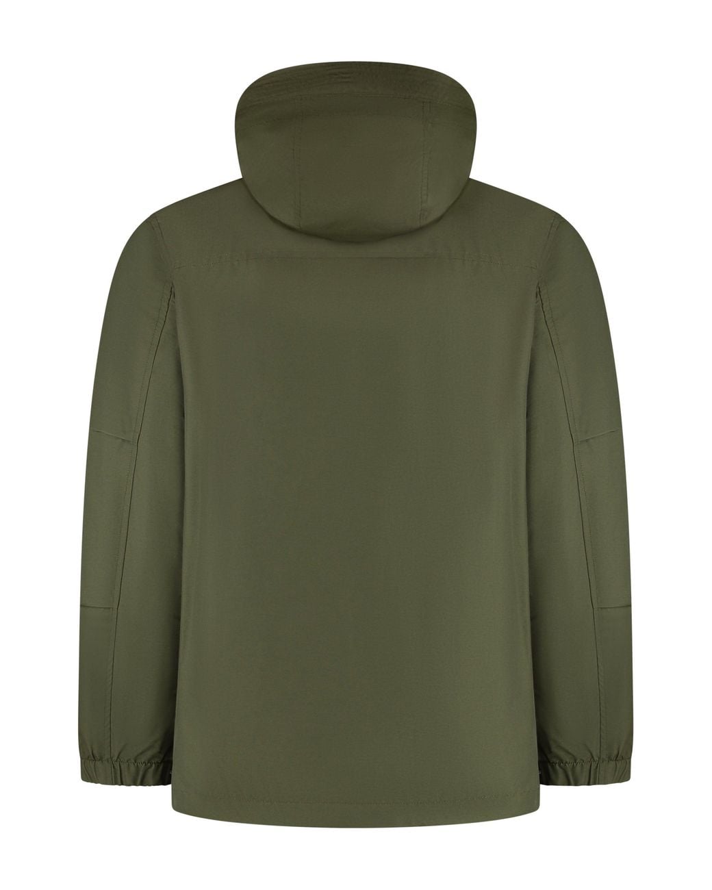 Woolrich Green Light Ramar Hooded Parka Cotton Parkas for men