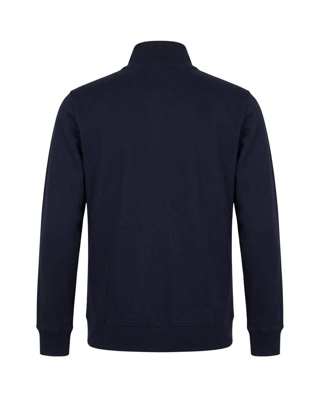 Gant Blue Hoodie With Zip And Embroidered Logo for men