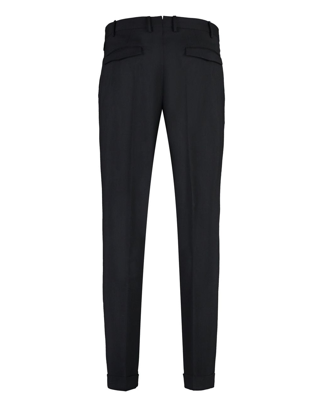 PT01 Blue Virgin Wool Tailored Trousers for men