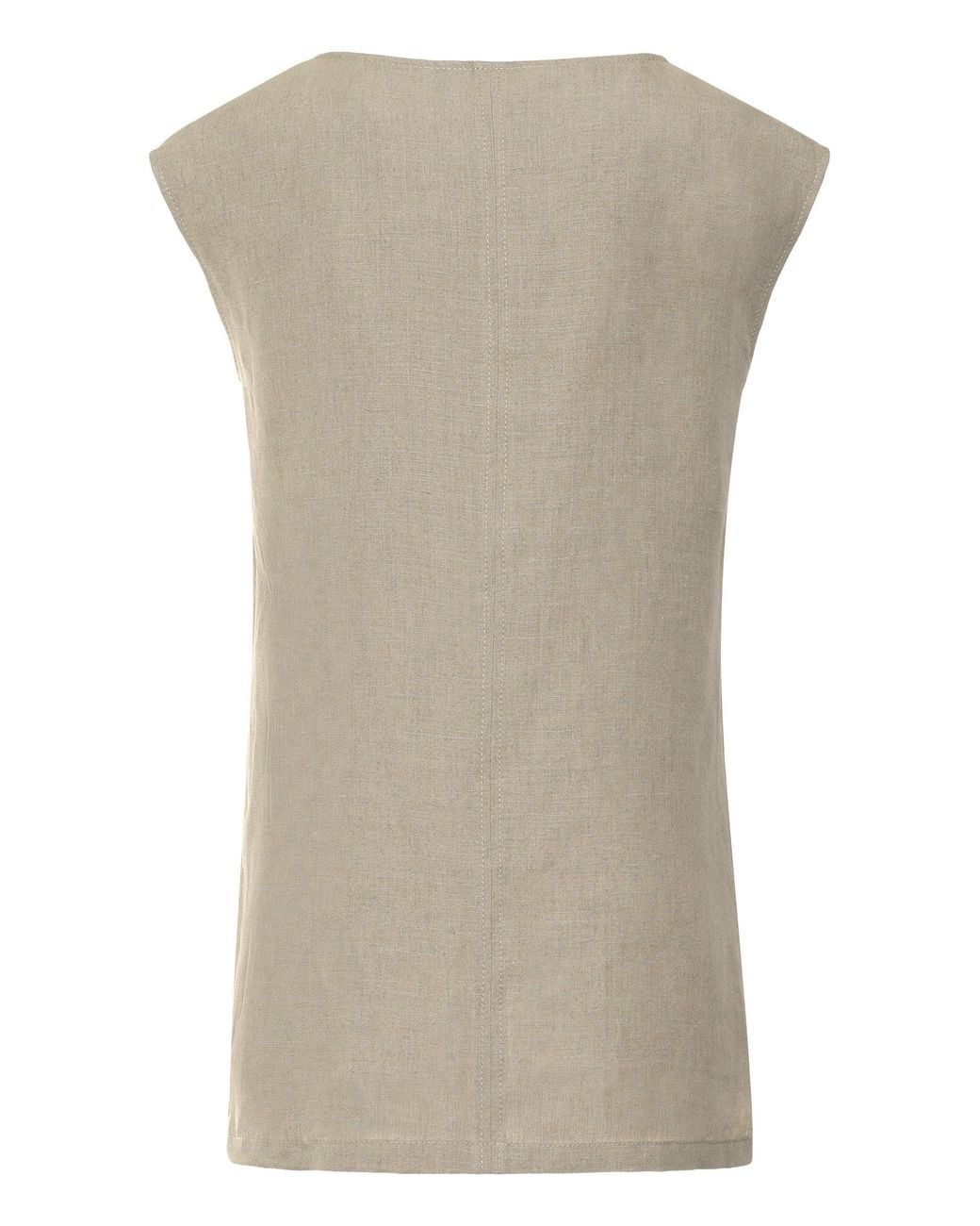 Max Mara Natural Colimbo Linen Blouse