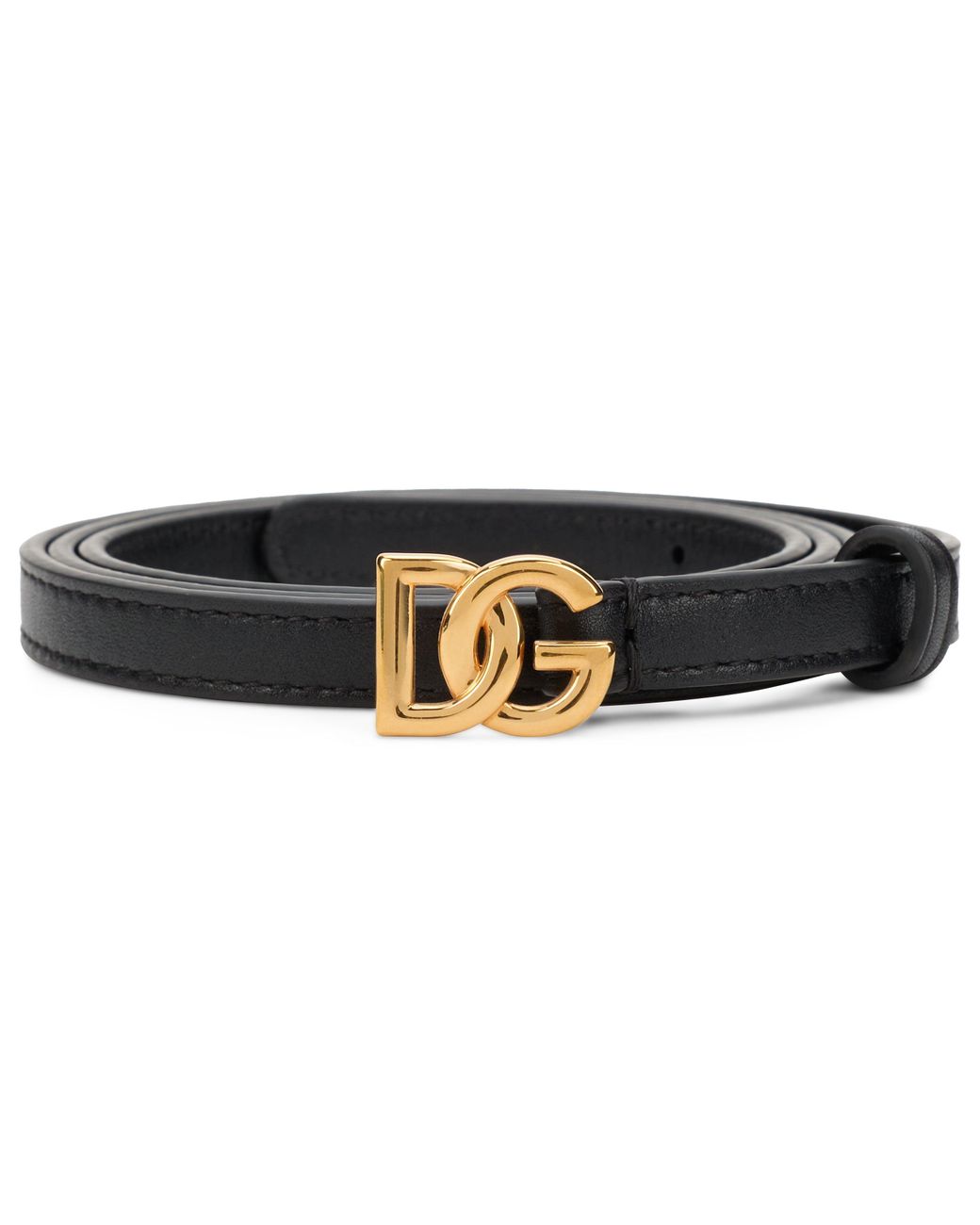 Dolce & Gabbana Black Belt With Logo