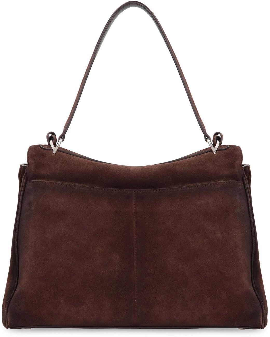 Balenciaga Brown Tote Bag Rodeo Media Suede Calf