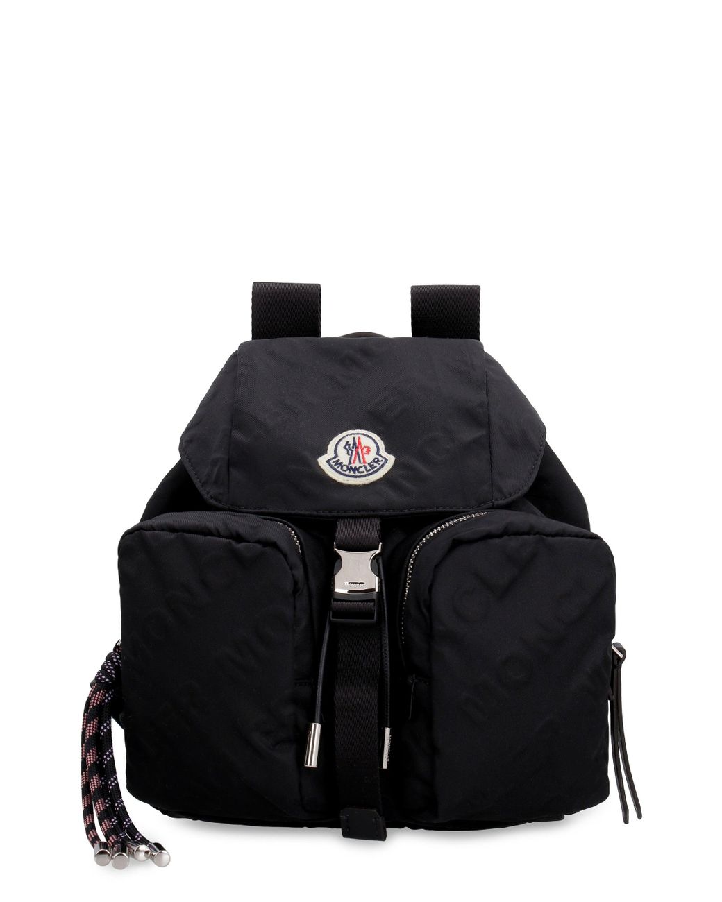 Moncler Synthetic Dauphine Mini Nylon Backpack in Black | Lyst