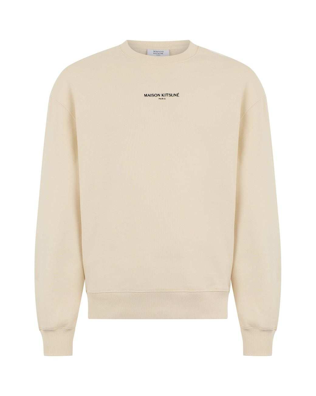 Maison Kitsuné White Cotton Sweatshirt Sweatshirts for men