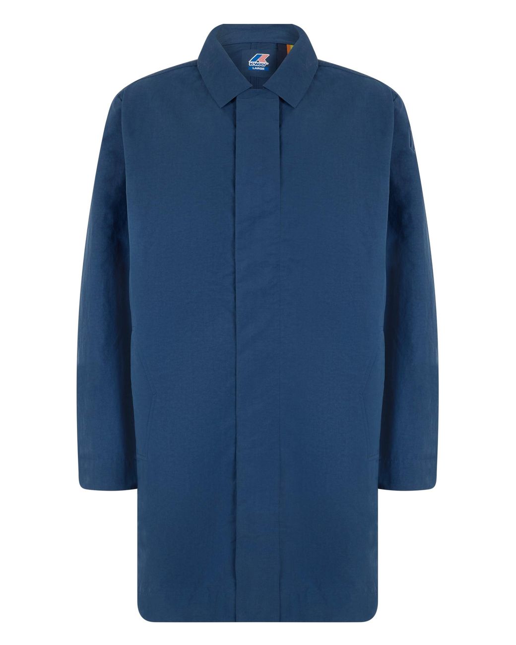 K-Way Blue Poirol Coat for men